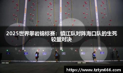 2025世界攀岩锦标赛：镇江队对阵海口队的生死较量对决